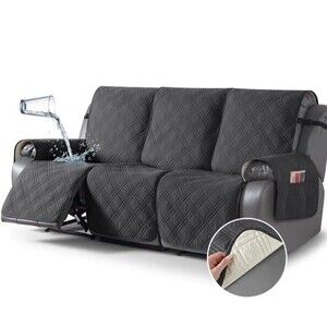 Waterproof Recliner Sofa Cover 3 Seater Anti Slip Durable Extra Soft Protector